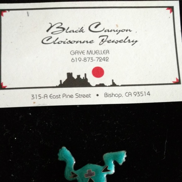 Cloisonne Frog Pin - NWOT - Handcrafted - Picture 6 of 6